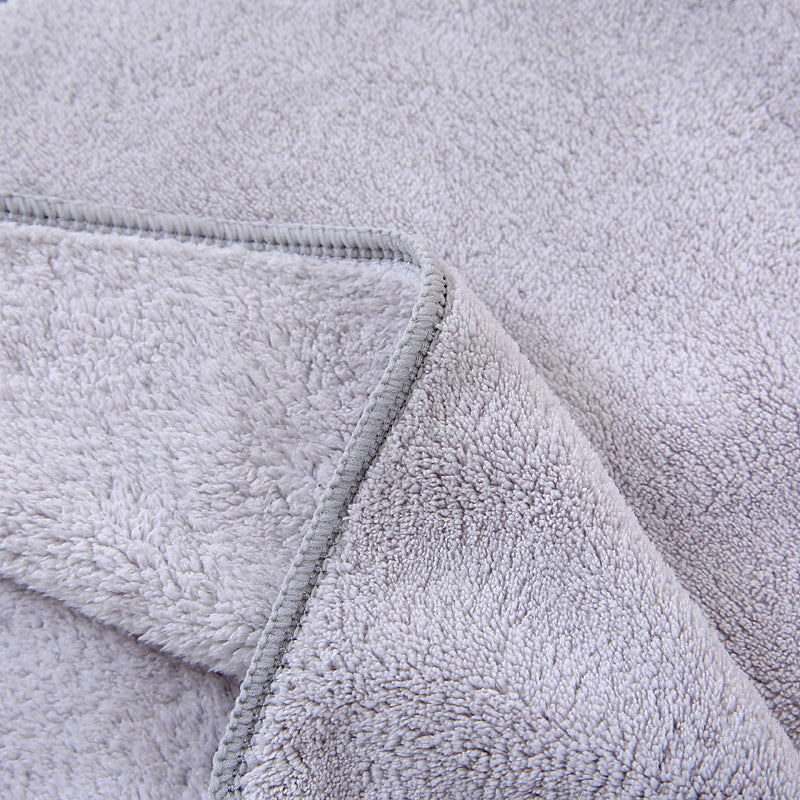 3 PACK (White, Pink, Gray) Adorable Animal-Themed Microfiber Snuggle Wraps Bath Towels for Toddlers & Kids – Fun, Soft, and Lightweight