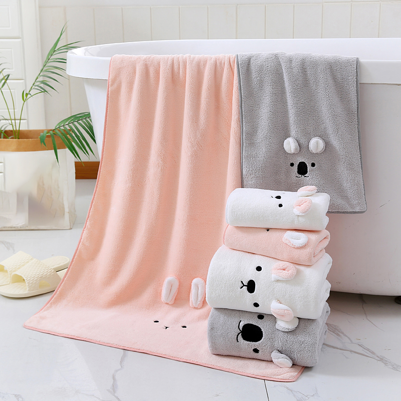 3 PACK Adorable Animal-Themed Microfiber Snuggle Wraps Bath Towels for Toddlers & Kids – Fun, Soft, and Lightweight